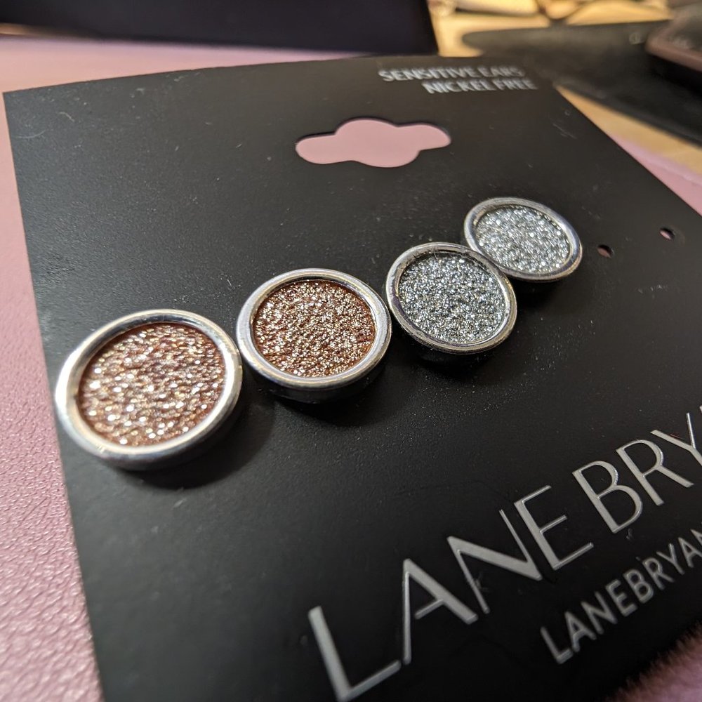 Sparkly stud earrings